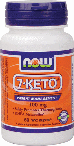 7-Кето, Now Foods, 7-Keto, 100 mg, 60 Veggie Caps