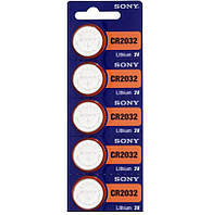 5шт Батарейка таблетка Sony CR2032