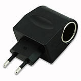 Адаптер прикурювач авто зарядка 12V 220V Switch, фото 2