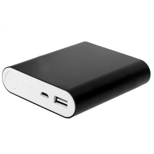 Акумулятор, зарядний пристрій PowerBank 10400 чорного кольору.