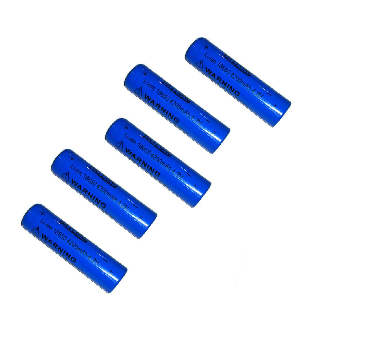 5шт Акумулятор Li-Ion Bilong 4.2 V 18650 4200 New