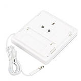 Цифровий термометр годинник гігрометр з датчиком HTC-2, фото 5