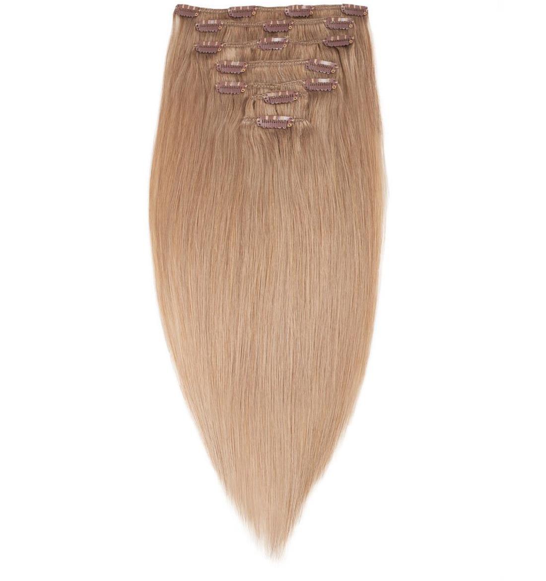 Волосся на кліпсах 50 см 160 грамів. Колір #16 Світло-русявий, фото 1