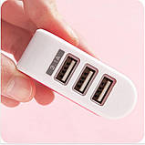 Адаптер зарядки 3USB 220V з потужністю 3.1A., фото 7