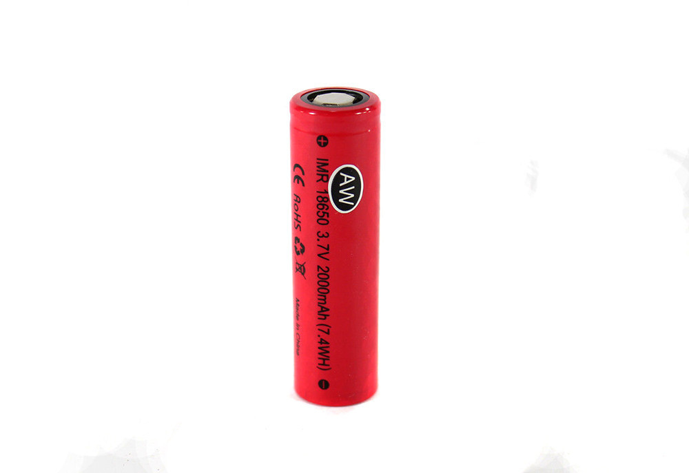 Аккумулятор 18650 для электронных сигарет Red - фото 1 - id-p409908988