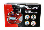 Бумбокс колонка годинник MP3 Golon RX 669Q Red, фото 8