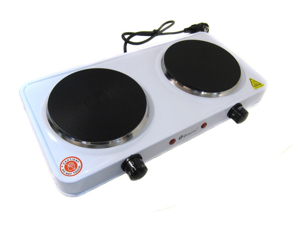 Електропліта Domotec MS-582 плита настільна White, фото 1