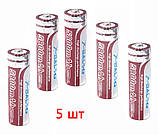 5шт Аккумулятор Li-Ion X-BALOG 14500 mAh 4.2V, фото 3
