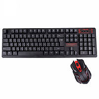Бездротова ігрова клавіатура і миша UKC HK-6500