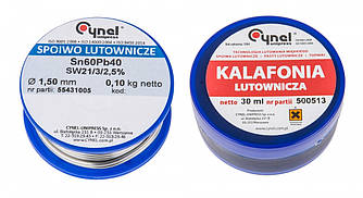 Набор TOPEX для пайки, припой, канифоль