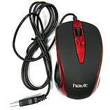 USB дротяна мишка Havit HV-MS753 Red, фото 7