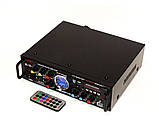 Підсилювач Mega Sound AV-339B 2*500maxx USB MP3 караоке FM, фото 2