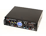 Підсилювач Mega Sound AV-339B 2*500maxx USB MP3 караоке FM, фото 3