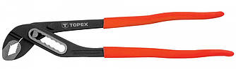 Клещи TOPEX трубные, 300 мм, диапазон 0-40 мм
