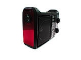 Портативна колонка радіо MP3 USB Golon RX-333+BT c bluetooth Red, фото 5