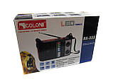 Портативна колонка радіо MP3 USB Golon RX-333+BT c bluetooth Red, фото 8