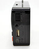 Портативна колонка MP3 годинник WS-1513 Black, фото 4