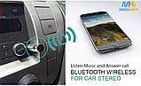 Бездротова Bluetooth авто решивер передавач hands free 3.5м Jack, фото 7