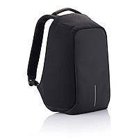 Рюкзак з протизламною системою Bobby Anti-theft Backpack USB чорного кольору.