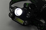 Ліхтарик налобний ліхтар Bailong BL-T64-T6+4XPE+COB, фото 4