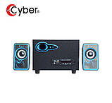 USB стовпчики для ПК 2.1 MP3 Bluetooth Cyber AN-2533 Blue, фото 3