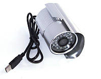 Цветная камера видеонаблюдения CCTV web-камера наружная на USB 569