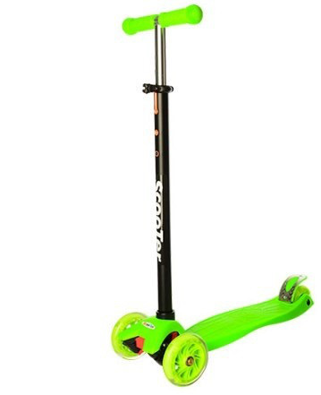 Чотириколісний самокат iTrike Scooter JR 3-012-A Green