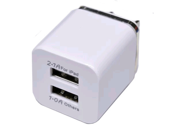 Адаптер перехід USB 220V зарядка кубик подвійний AR 62 AR-18