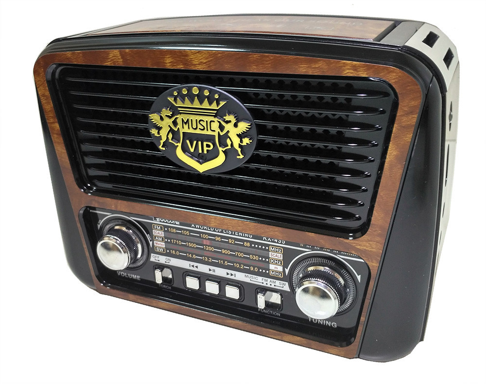 Радіоприймання MP3 Golon RX-435 Woooden
