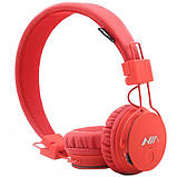 Бездротові навушники з Bluetooth MDR NIA X2, червоні, фото 4