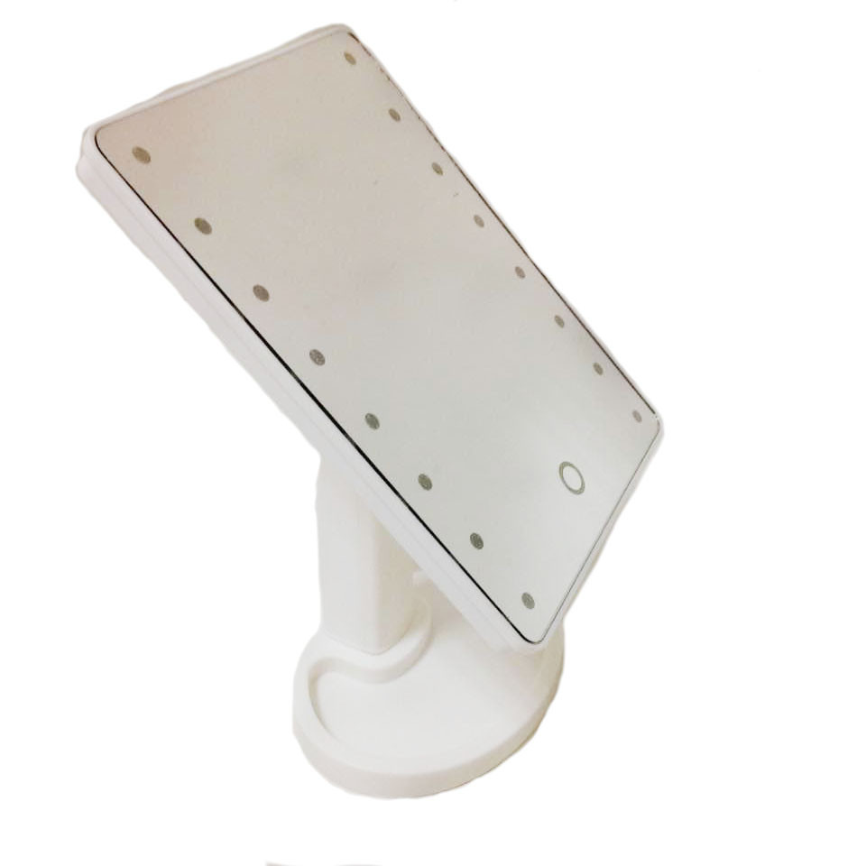 Дзеркало для макіяжу Magic Makeup Mirror R86667 з LED-підсвіткою, біле, фото 1