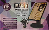 Дзеркало для макіяжу Magic Makeup Mirror R86667 з LED-підсвіткою, біле, фото 4