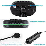 Автомобільні годинник вольтметр термометр VST 7009V, фото 4