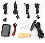 Автомобільний парктронік на 4 датчика з дисплеєм, фото 3