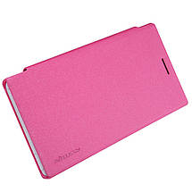Шкіряний чохол-книжка Nillkin Sparkle для Nokia Lumia 830 рожевий, фото 2