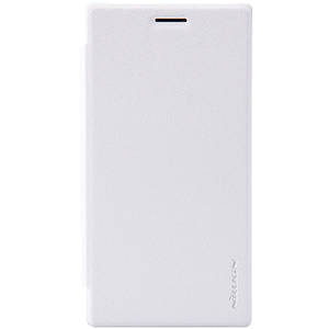 Шкіряний чохол-книжка Nillkin Sparkle для Nokia Lumia 830 білий