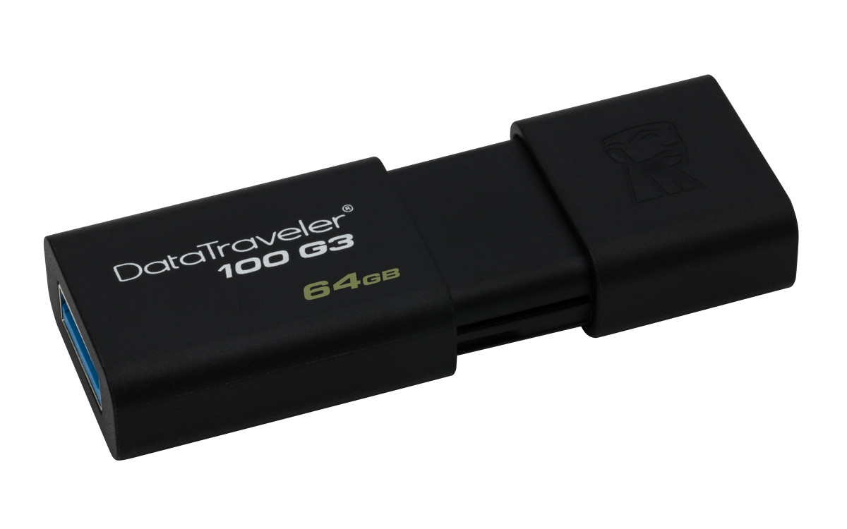 Накопитель Kingston 64GB USB 3.0 DT100 G3, фото 1