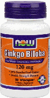 Гинкго Билоба Now Foods Ginkgo Biloba 120 mg 50 Veggie Caps