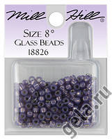 18826 бисер Mill Hill, 8 Opal Hyacinth Magnifica Glass Beads