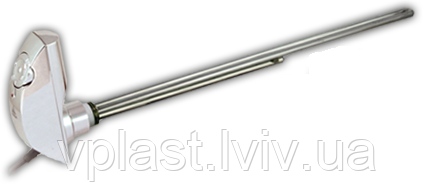 Тен з терморегулятором для рушникосушок і радіаторів Heatpol 1500W (білий)