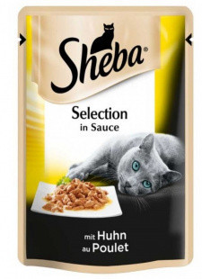 Sheba вологий корм для кішок курка в соусі 85 г*12шт
