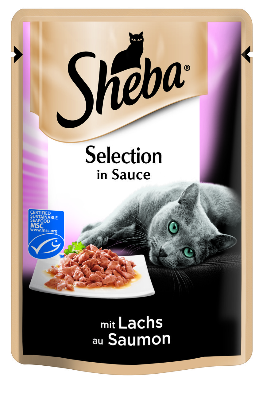 Sheba вологий корм для кішок лосось у соусі 85 г*12шт