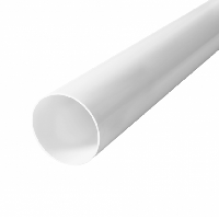 Труба RainWay 75х3000 мм біла