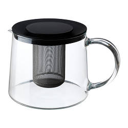 Чайник заварювальний IKEA RIKLIG скло 1.5 л 901.500.71