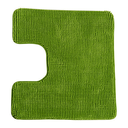 Килимок у туалет, зелений, 55х60 см, 102.524.79, IKEA, ІКЕА, TOFTBO