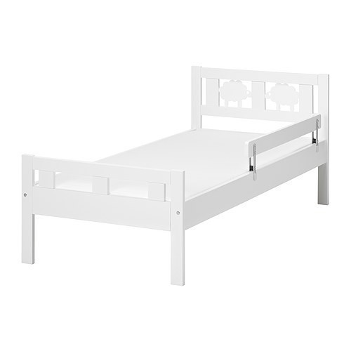 Каркас ліжка з рейковим дном, білий, 691.854.35, IKEA, ІКЕА, KRITTER