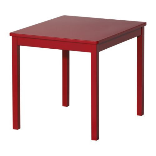 Столик дитячий IKEA KRITTER червоний 601.537.02