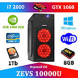 Ігровий комп'ютер Intel i7+GTX 1060+16GB+SSD+Win10+ Крутий Ігровий набір! (ZEVS PC10000U), фото 2