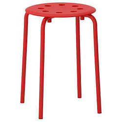 Табурет IKEA MARIUS червоний 002.461.96