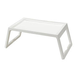 Піднос на ніжках IKEA KLIPSK білий 002.588.82